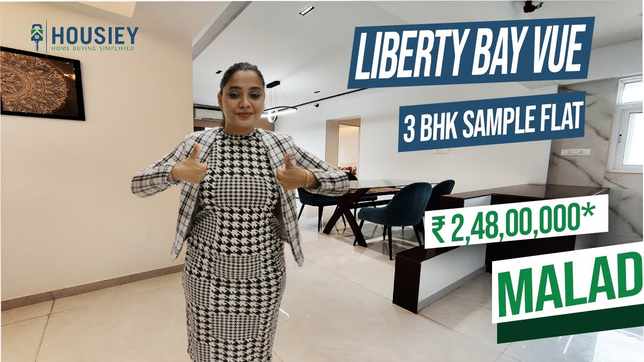 Liberty Group Malad West | 3 BHK Sample Flat Tour | Liberty Bay Vue Malad West