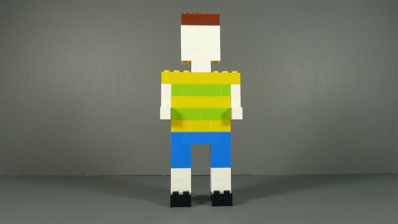 How To Build Lego BOY - 6177 LEGO® Basic Bricks Deluxe Projects