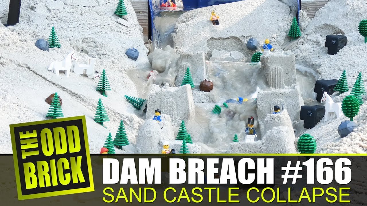 LEGO Dam Breach #166 - Sand Castle Collapse