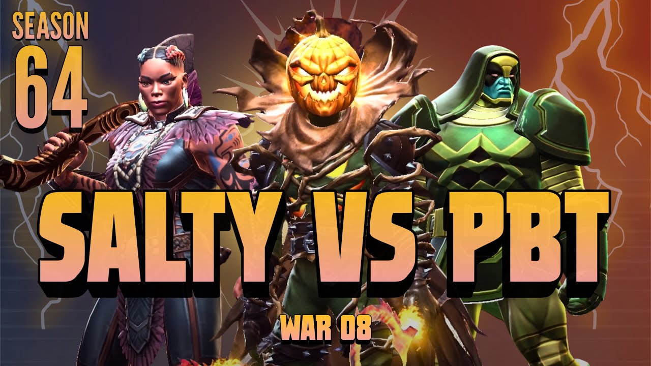 Just Another War Video | Salty vs PBT | AW S64 W08 | Marvel Contest of Champions