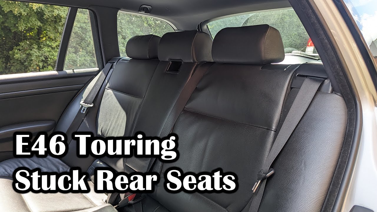 BMW E46 Folding Rear Seats Manual Realease + Fix!