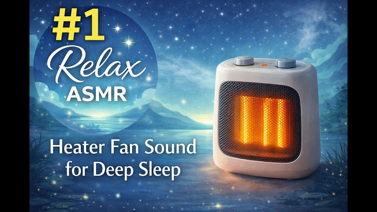 Cozy Heater Fan Sounds for Deep Sleep - Relax - Asmr