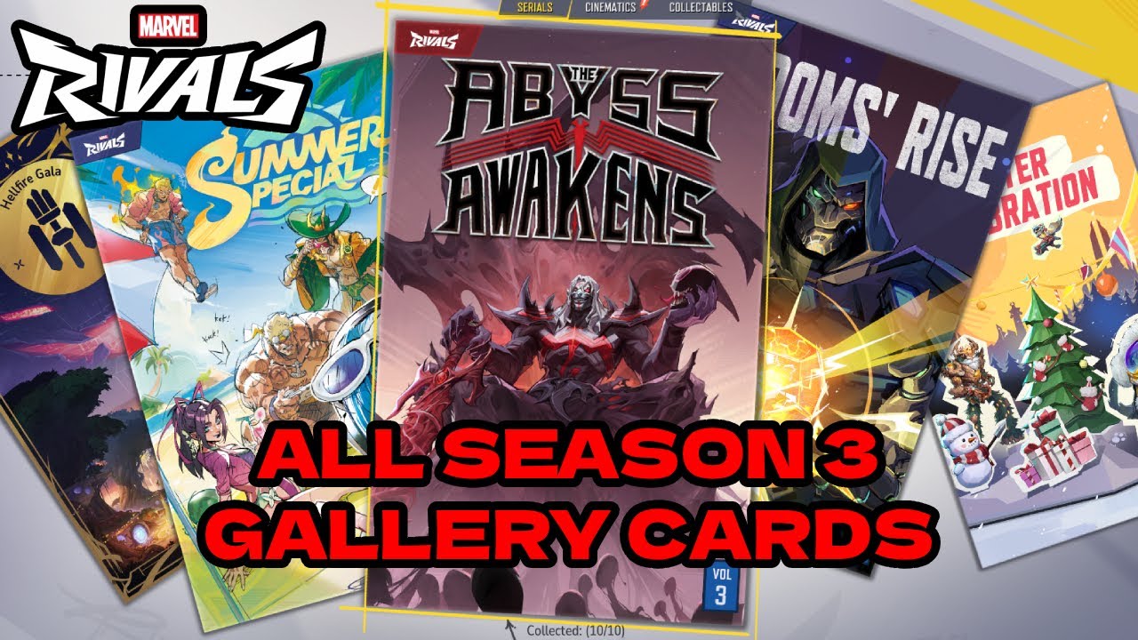 All Season 3 Gallery Cards Art In Marvel Rivals