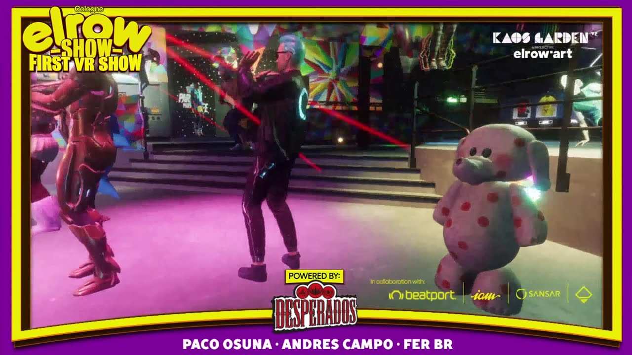 Paco Osuna DJ set - elrow SHOW VR Experience in Sansar | @beatport Live