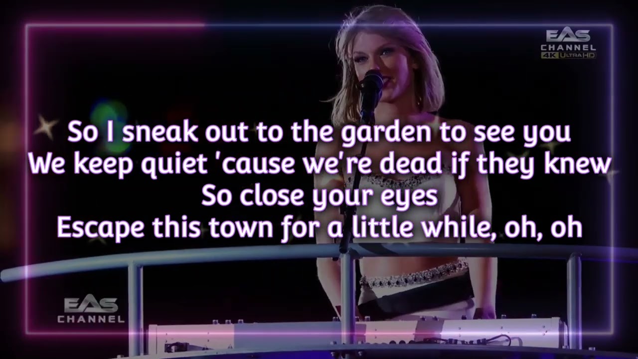 Taylor Swift - Love Story 1989 Remix (Karaoke Lyrics)