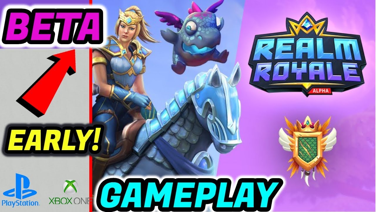REALM ROYALE EARLY BETA GAMEPLAY!! (PS4 & XBOX ONE)