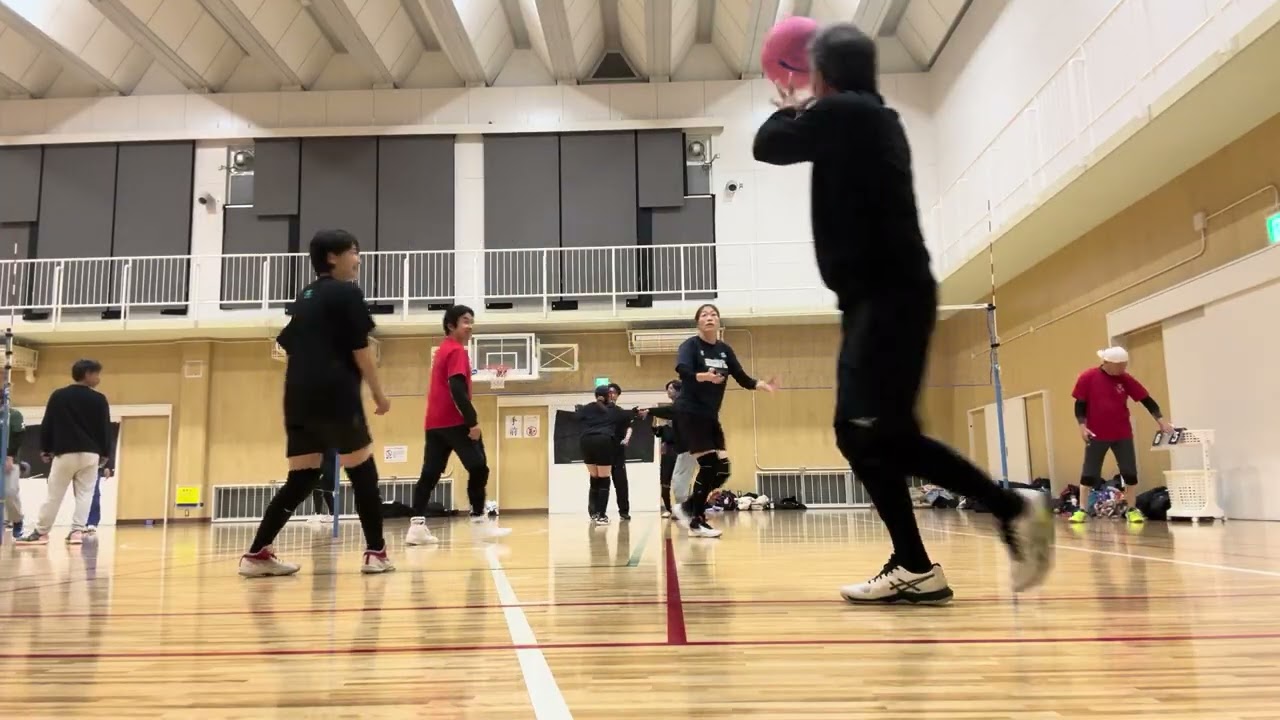 ２０２６年２月１０日（火）合同練習風景④『ＶｉｔａＲｏｓａ（ヴィータローザ）』🏐ソフトバレー【大阪ソフトバレー】メンバー募集中！『スポーツやろうよ』