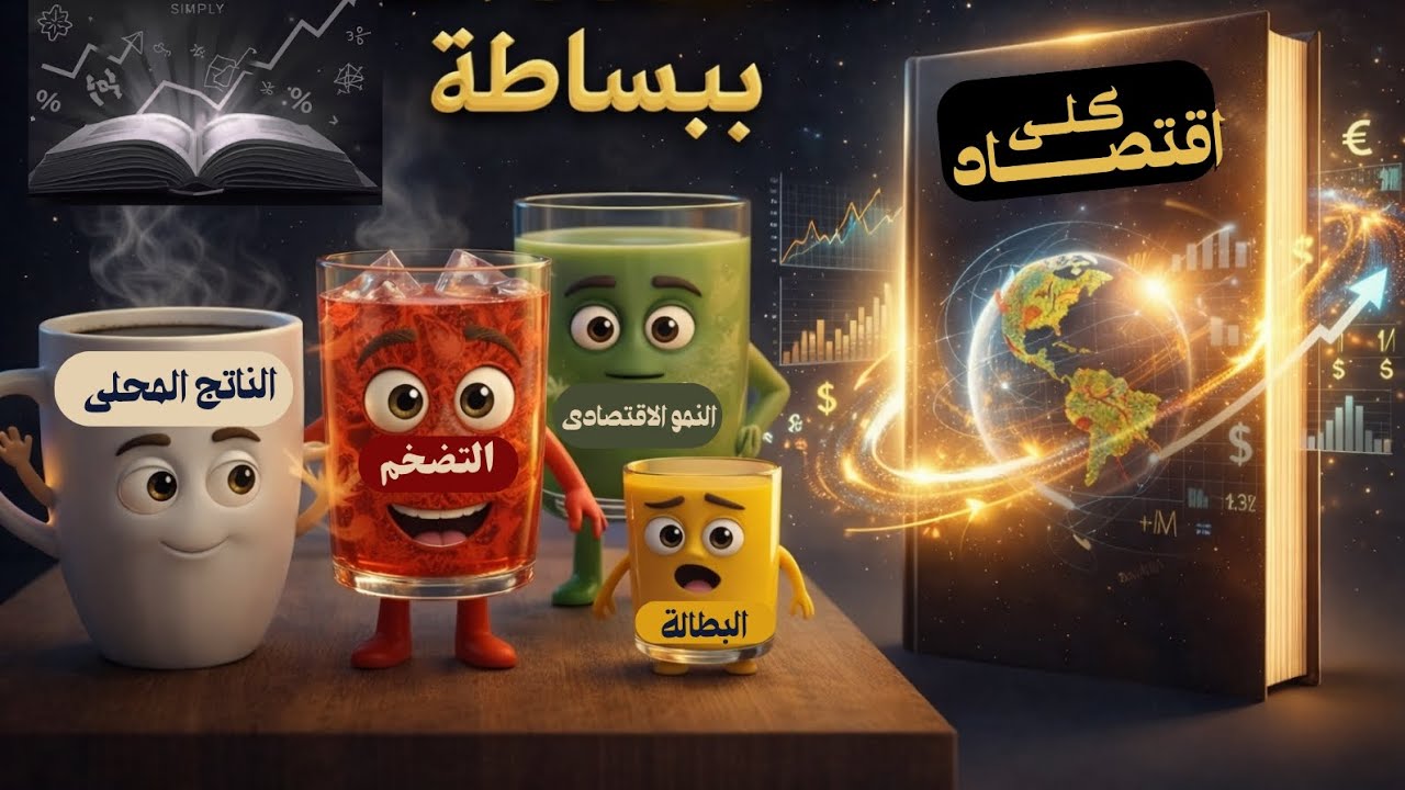 🚨الاقتصاد الكلي بدون تعقيد ولا حفظ بسيط وواضح في دقائق 🔔🌹