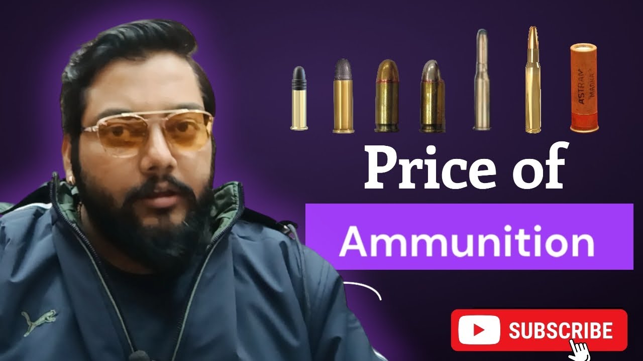 Price of All Common Ammunition In India | #ammunition #weapons @rvvlogofficial
