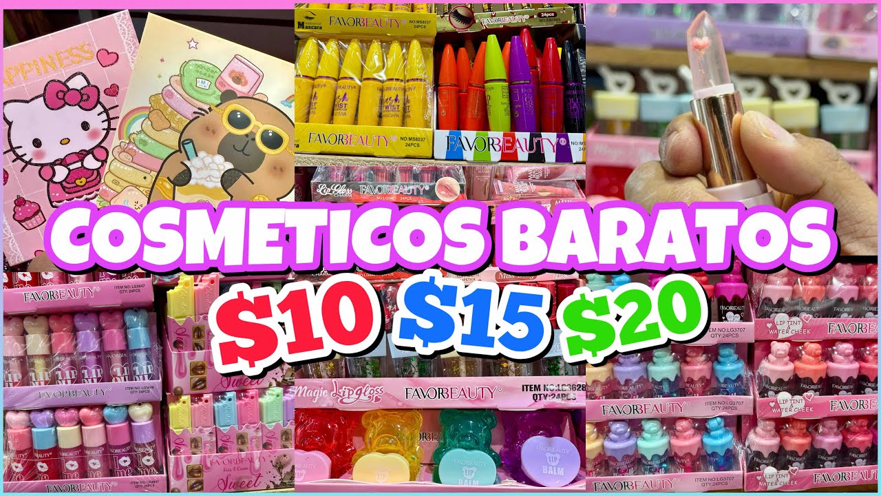 🤑COSMÉTICOS PARA DAR a $10, $15 y $20 PESOS / PINZAS, SOMBRAS, PRODUCTOS VIRALES 😍 / CENTRO CDMX
