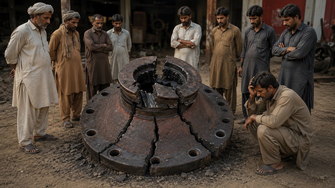 This Giant Coupling Wheel Hub Was Nearly Finished Until Skilled Mechanics Brought It Back Nicely 