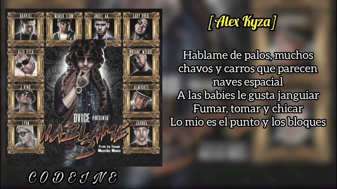 Dvice - Hablame REMIX (Letra) FT.  Anuel AA Almighty Ñengo Flow & Various Artist 
