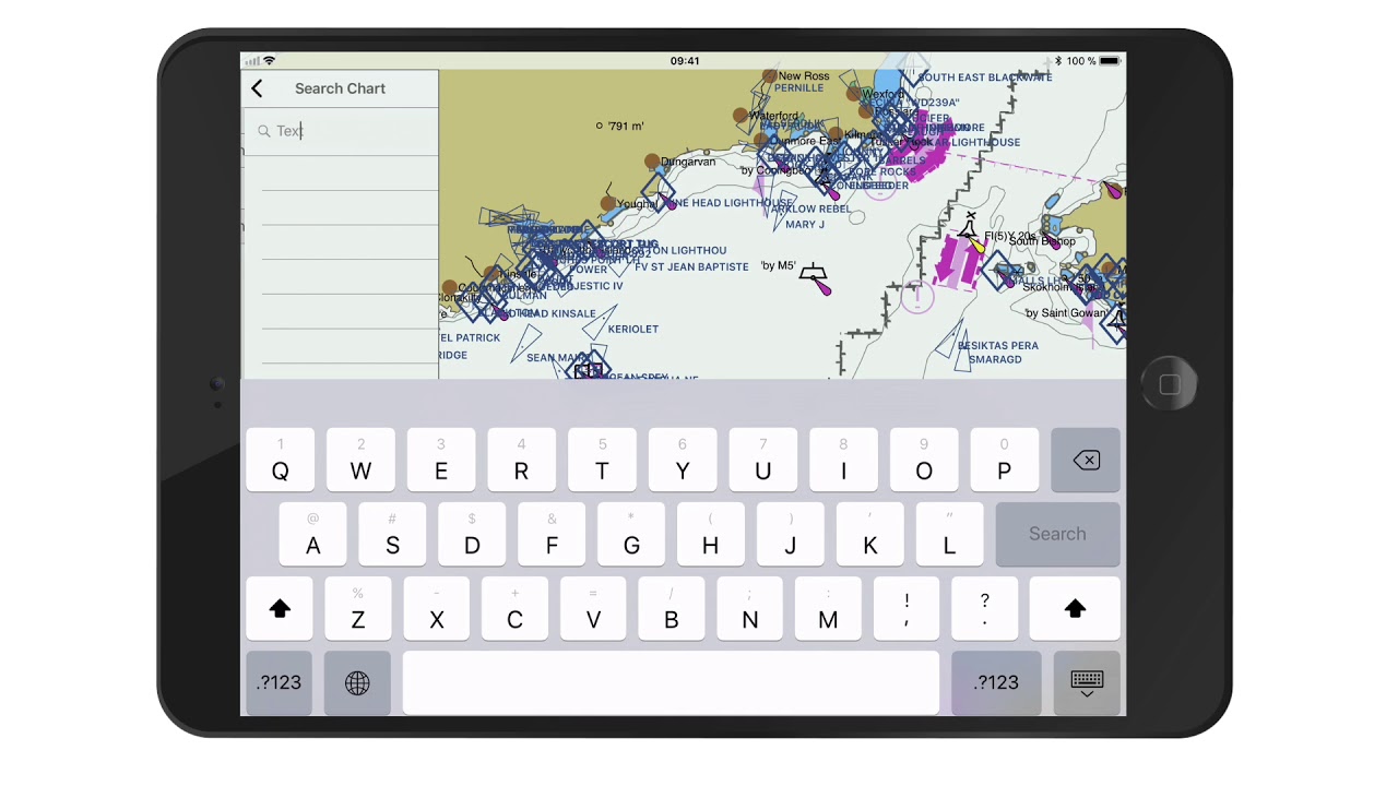 Seapilot navigation app - Search Chart