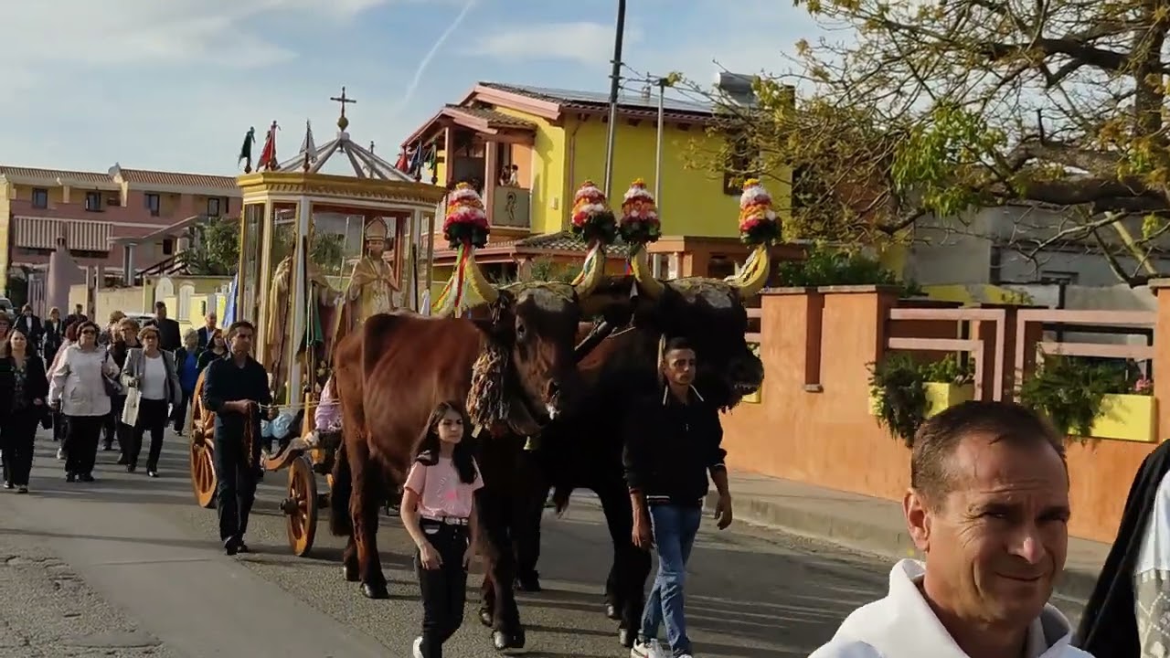 Processione in onore di San Gregorio. Maracalagonis             6 Maggio 2023