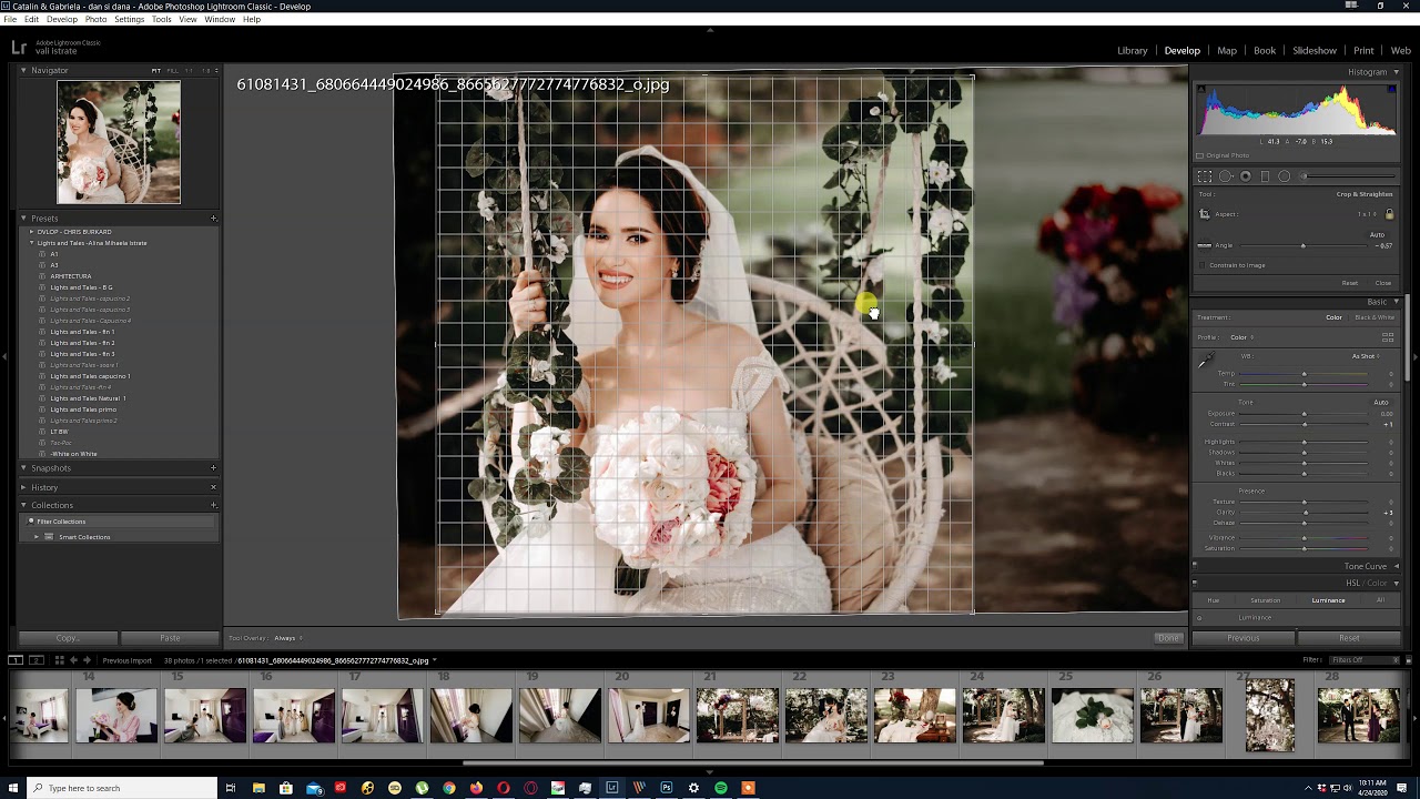 Croparea fotografiilor in Lightroom