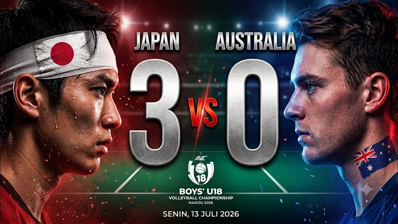 HIGHLIGHT: Japan vs Australia (3-0) - AVC Boys' U18 Volleyball Championship 2026