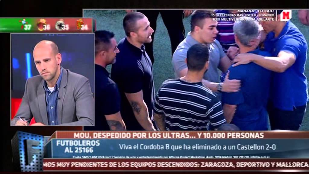 Ultras Sur despidiendo a Mourinho. Hipócritas...