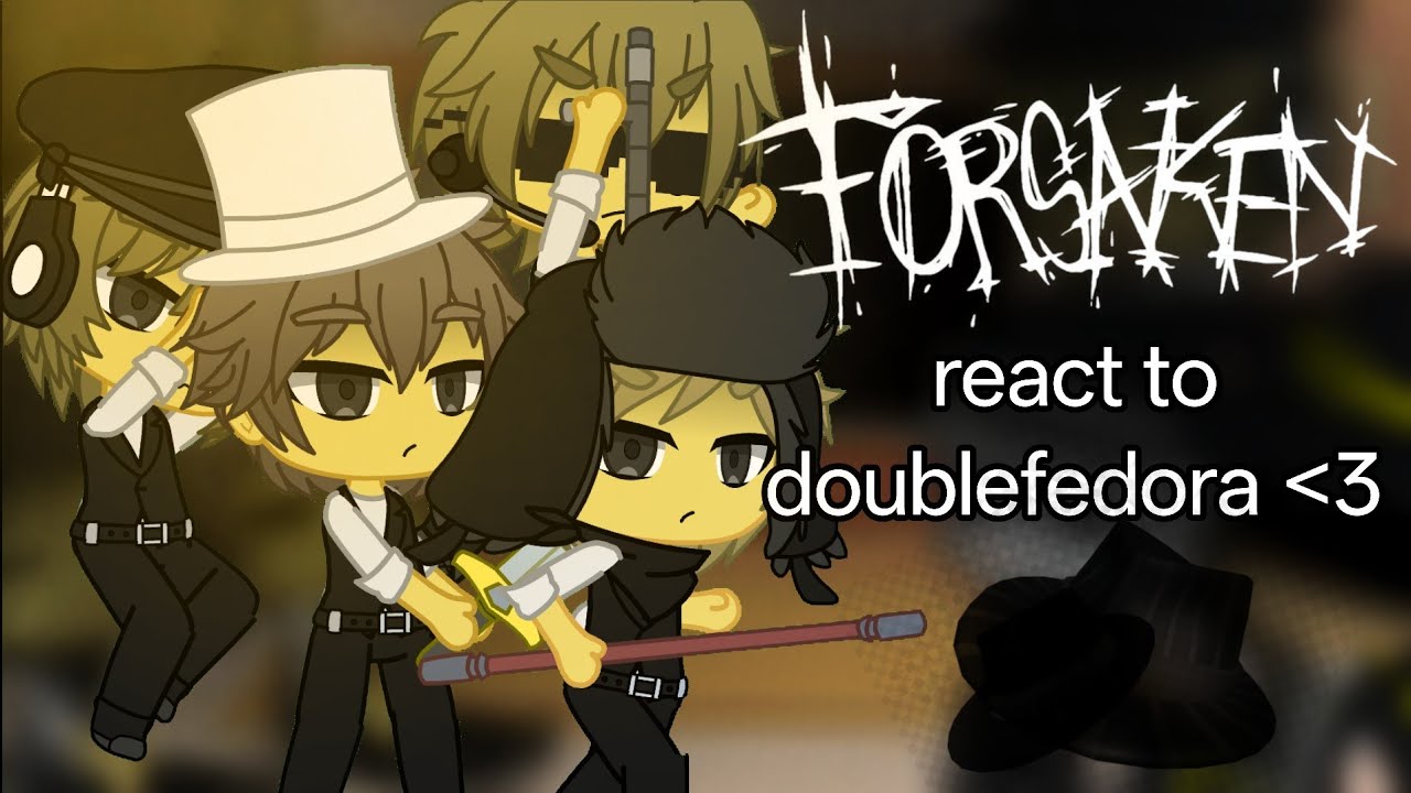 Реакция Forsaken на Doublefedora: смешно, правки, мемы || Forsaken Roblox || Реакция Gacha