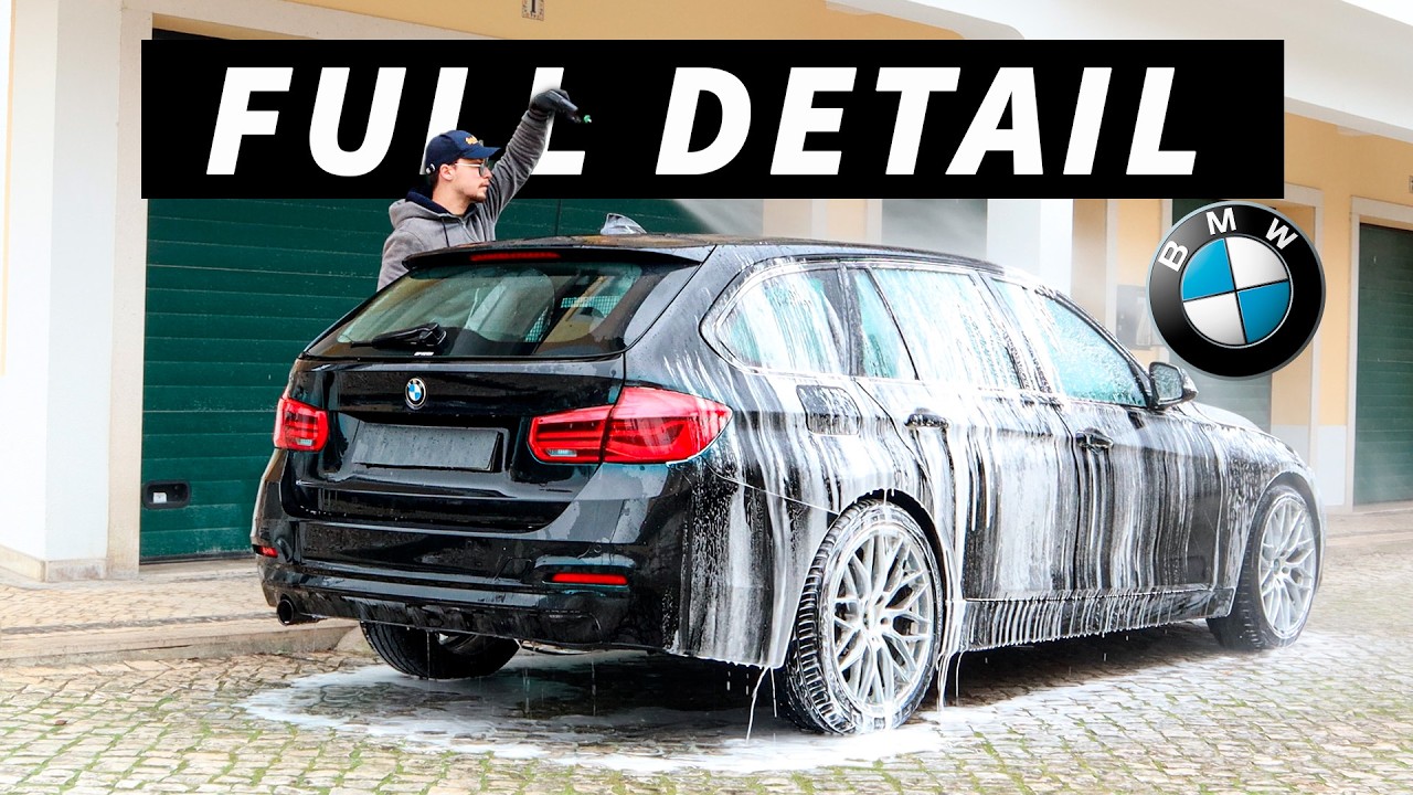 Cleaning a DIRTY Bmw 318d - Exterior Car Detailing