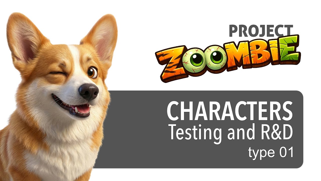 3D Animation 'ZOOMBIE' R&D_type 01 #zombie #anime #animation #pixar #animals #dog #disney #zootopia