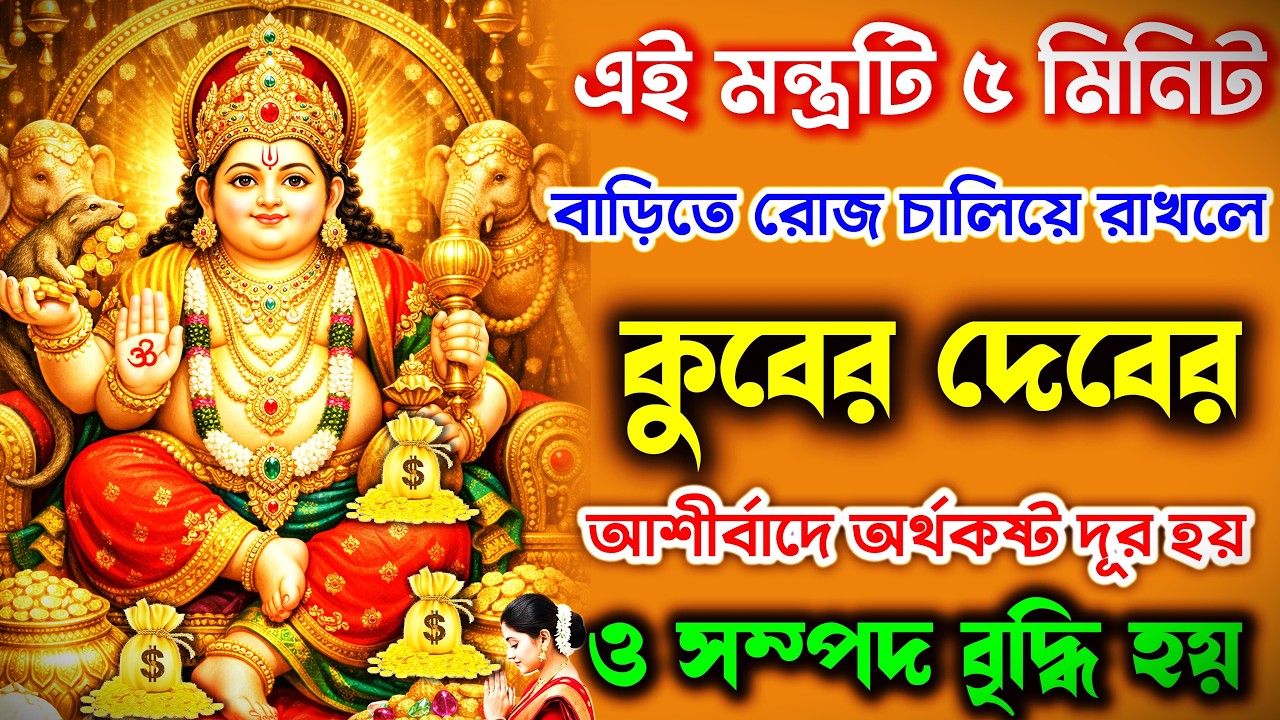 আজ শুনুন ৫ মিনিট কুবের মন্ত্র✅| ঋণমুক্তি, প্রচুর অর্থ ধনসম্পত্তি আকর্ষণ করুন💰💰|| Kuber Bangla Mantra