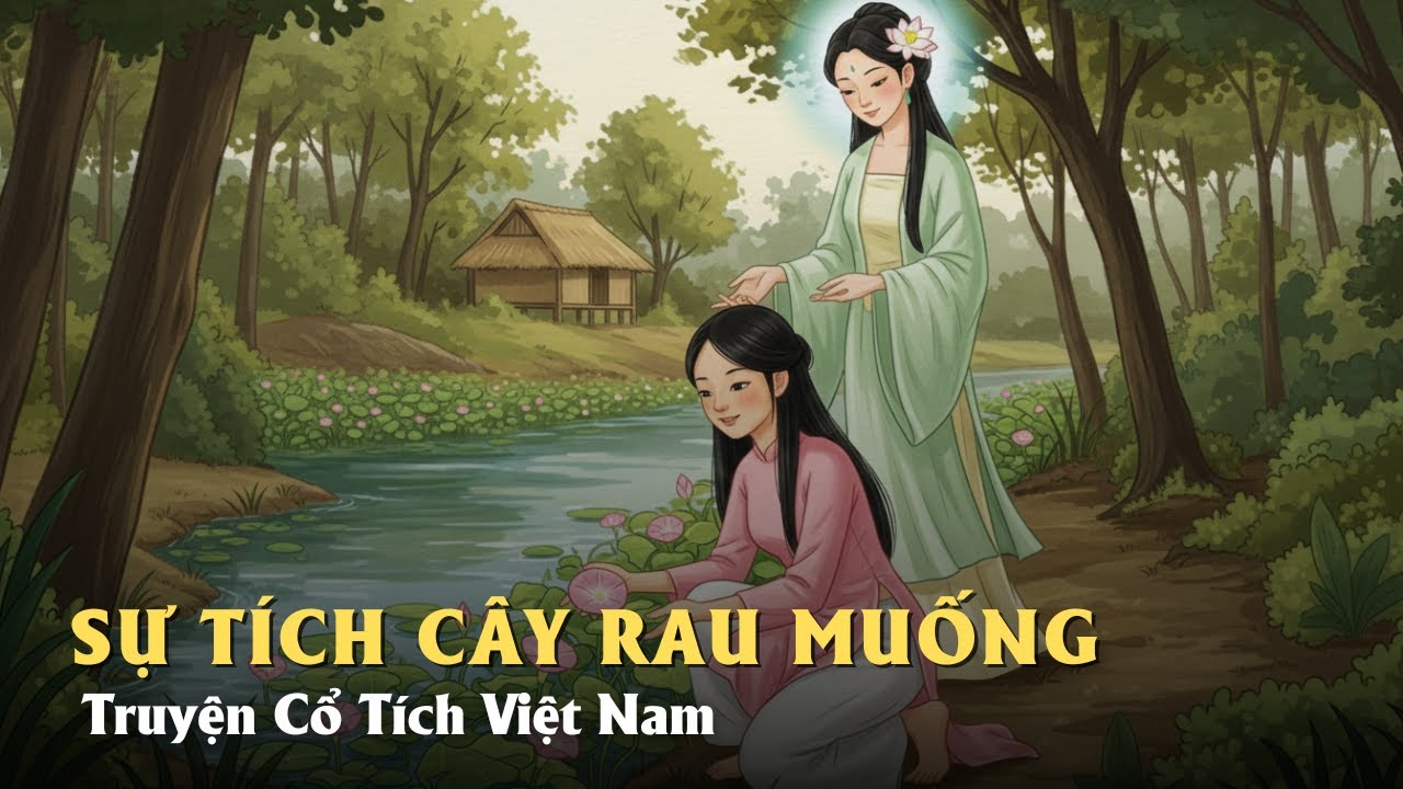 Sự Tích Cây Rau Muống 🌿 Truyện Cổ Tích Việt Nam Hay Nhất Dành Cho Thiếu Nhi
