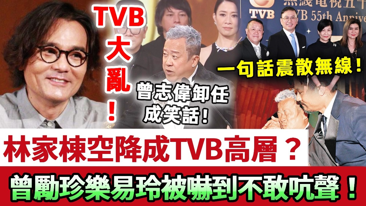 TVB大亂！影帝林家棟突然空降上位成高層？一句話震散無線內部，曾志偉卸任竟然變成笑話！曾勵珍樂易玲被嚇到不敢吭聲，一夜之間內部大亂！#林家棟 #TVB #影帝 #曾志偉 #曾勵珍 #樂易玲 #娛記太太