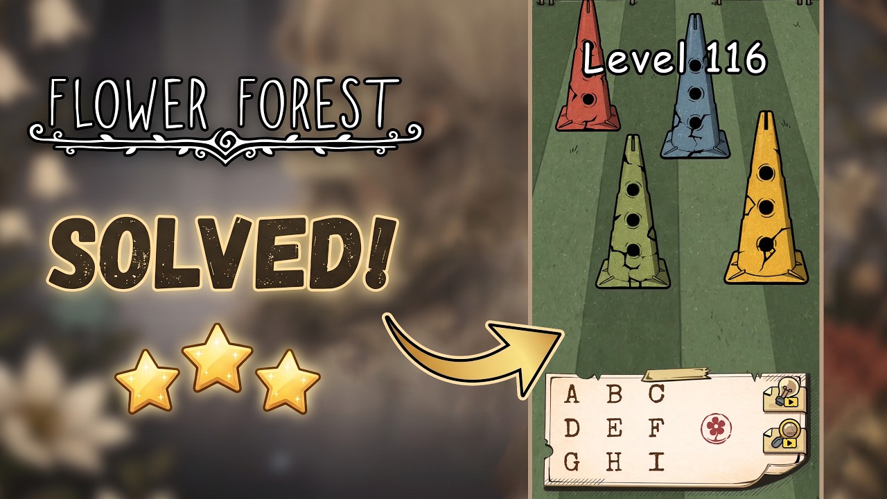 🌸 Flower Forest - Word Puzzle | Level 116 Walkthrough & Solution [iOS/Android] 🧠