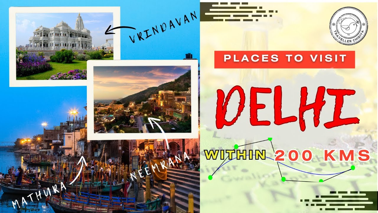 Top 10 places to visit near #Delhi (within 200 kms)