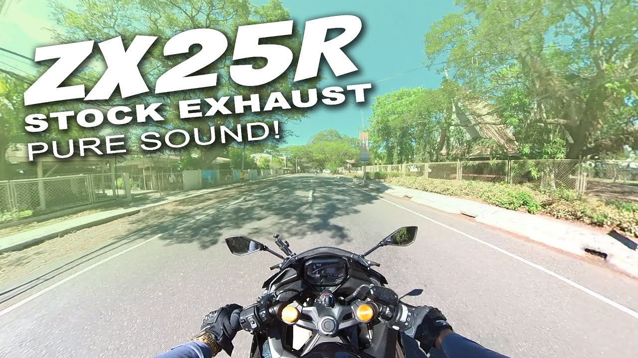 ZX25R  ||  Stock Exhaust Pure Sound..