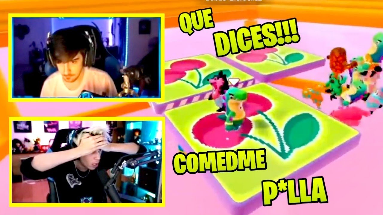MOMENTOS DIVERTIDO Y ENFADOS !!! ||FALL GUYS|| RUBIUS, ALEXBY, IBAI, AURONPLAY, ETC