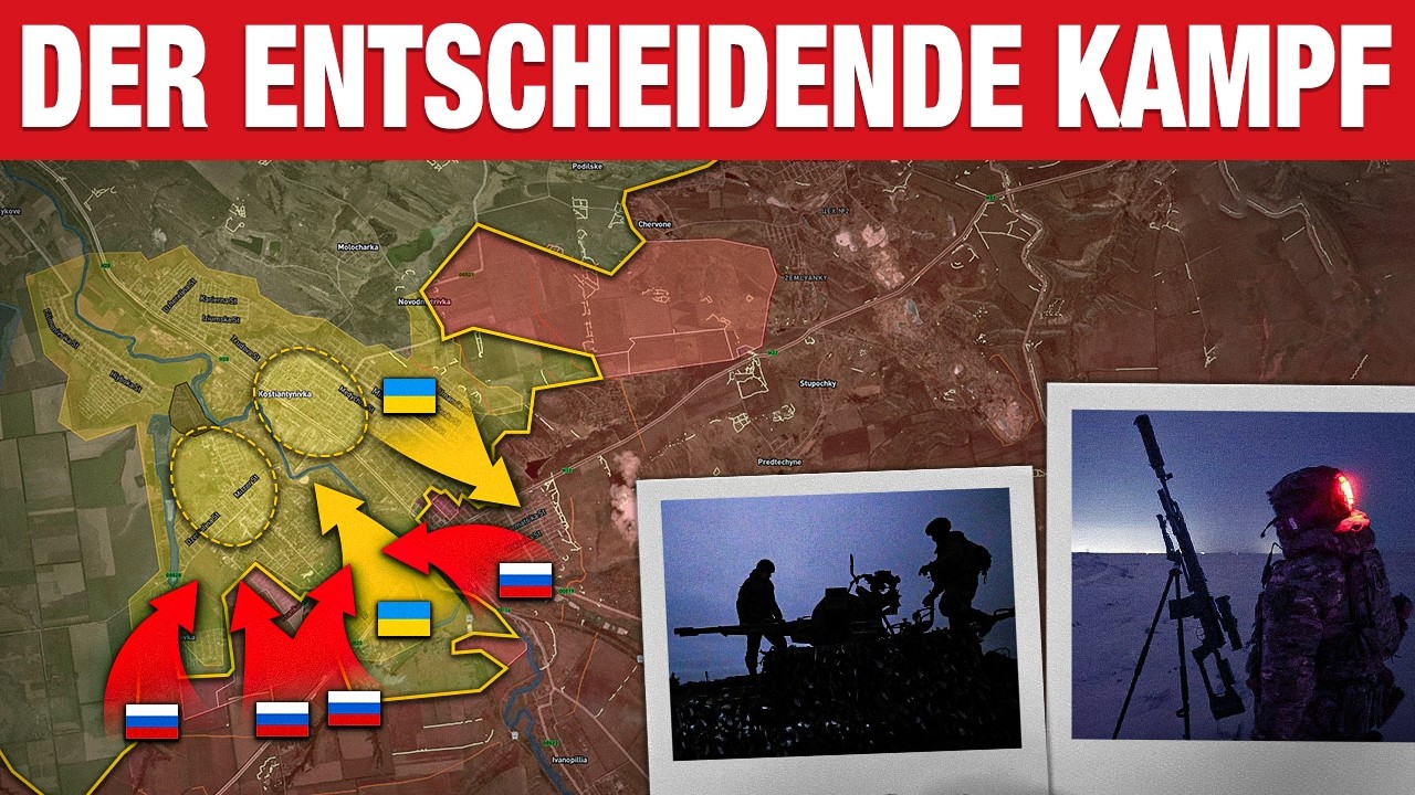 Kostiantynivka fällt: Was das für Sloviansk, Kramatorsk und den Donbass bedeutet