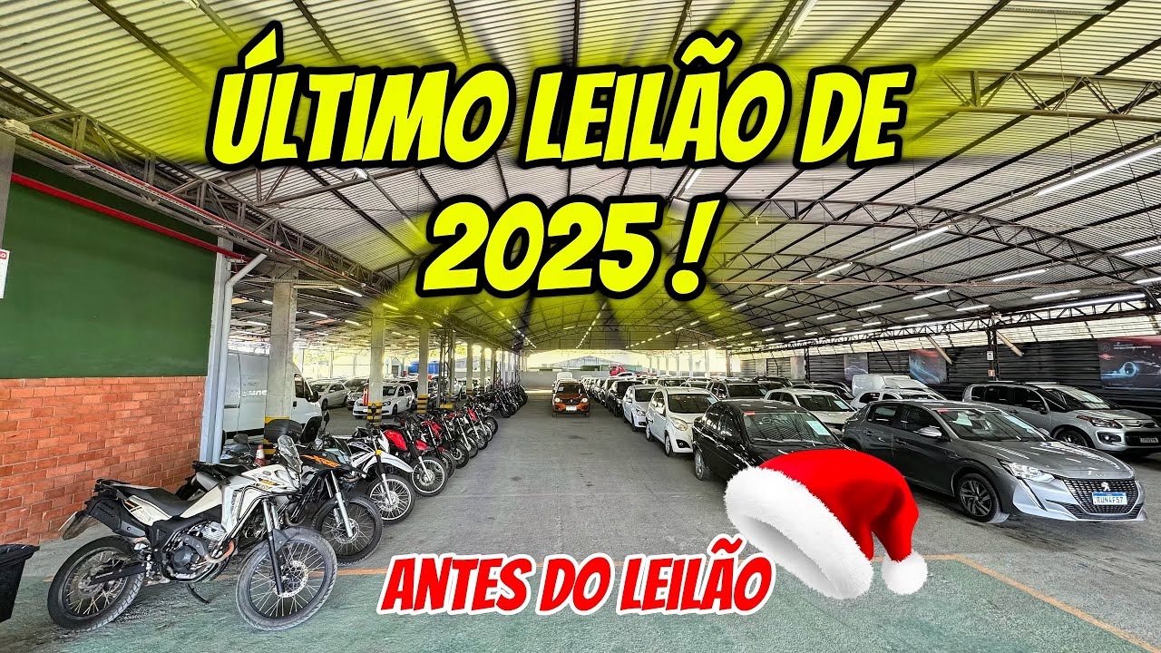 EXCLUSIVO ULTIMO MEGA LEILÃO DE CARROS DE 2025!