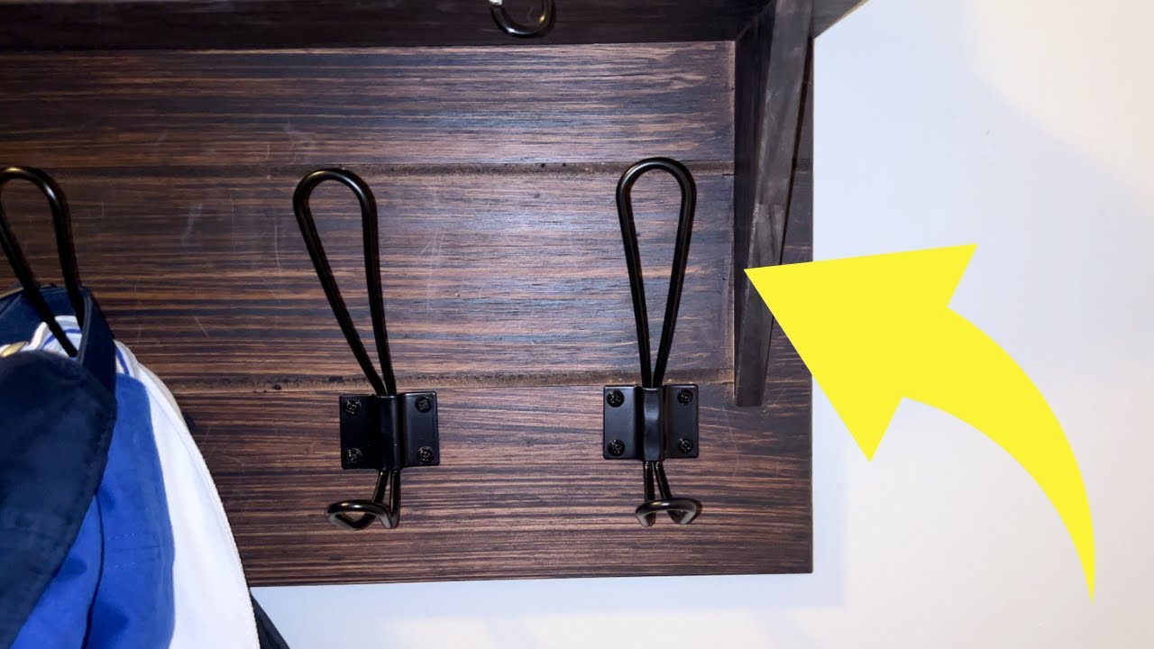 Wall Mount Wood Coat Rack REVIEW (Amazon Find)