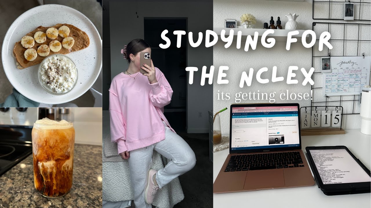 STUDY WITH ME for the nclex! ✨🧠👩🏼‍🎓