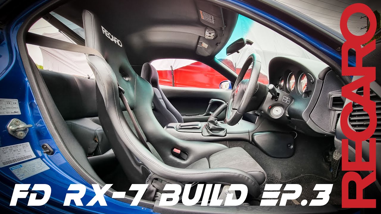 FD RX-7 Build EP. 3: Installing a new RECARO!
