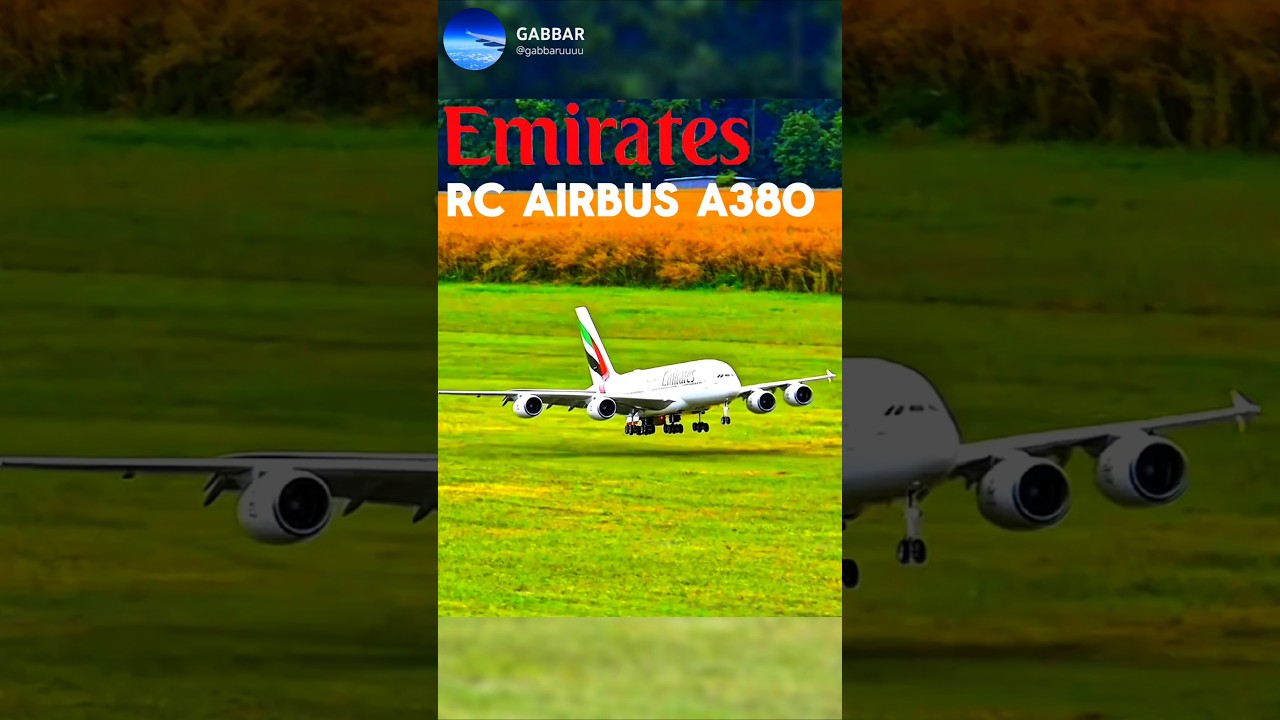 One Of The Best RC Scale Model Emirates Airbus A380 🎀✨ #aviation #emiratesa380 #rcplane