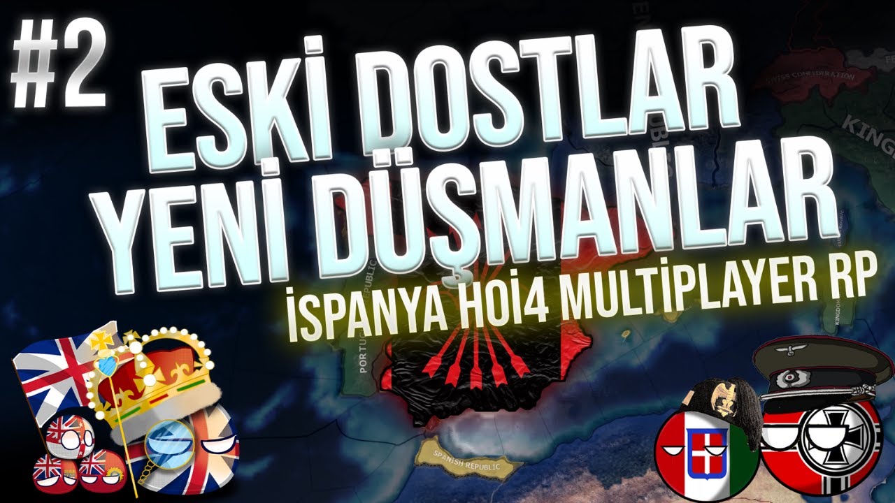 KOLONİLERE TAŞINIYORUZ | Hearts of Iron 4 - MULTIPLAYER | İSPANYA #2