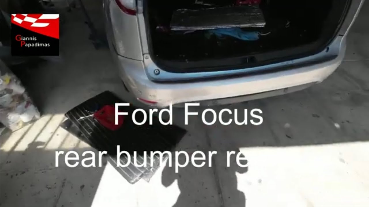 Ford Focus STATION WAGON (2004–2011) rear bumper removal