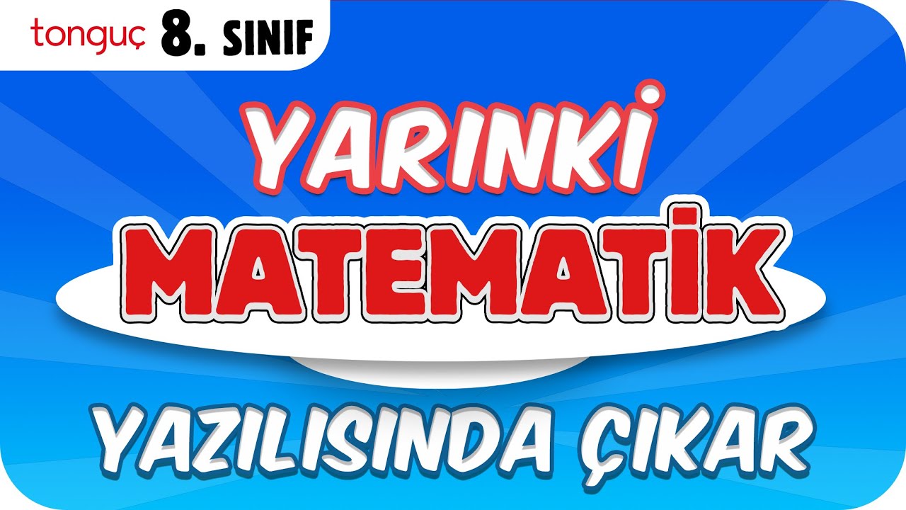 YARINKİ MATEMATİK YAZILISINDA ÇIKAR❗ ✍🏻8.Sınıf 1. Dönem 2. Yazılı #2026