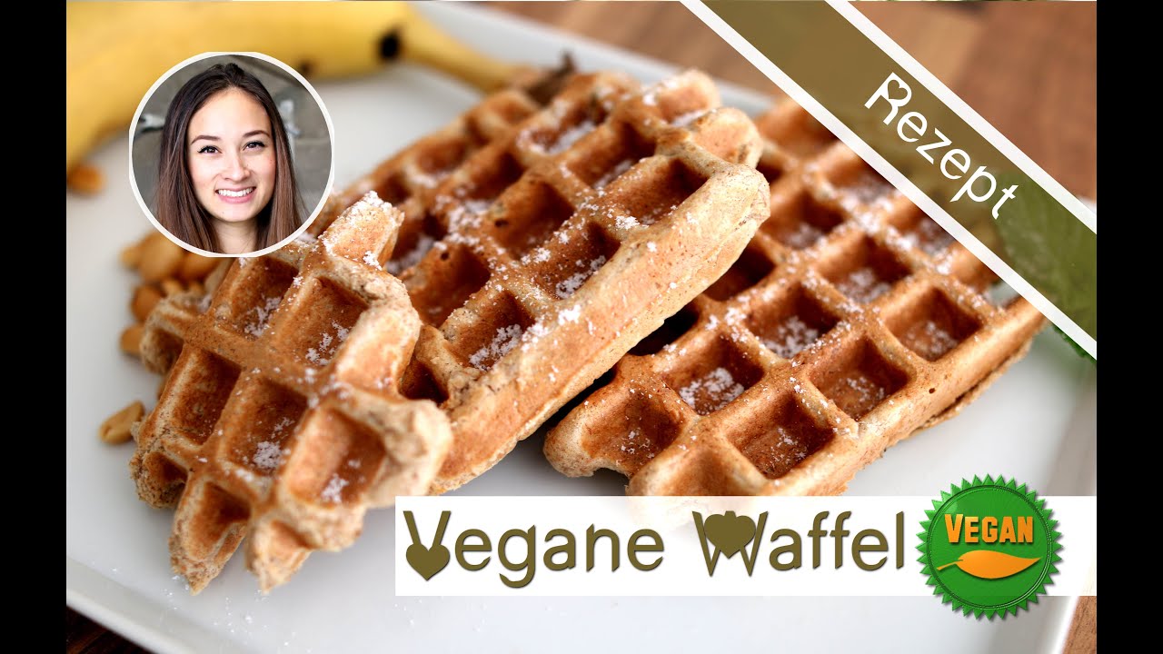 Waffeln selber machen - Waffelrezept - Vegan backen - Gesunder Snack - Vitamix