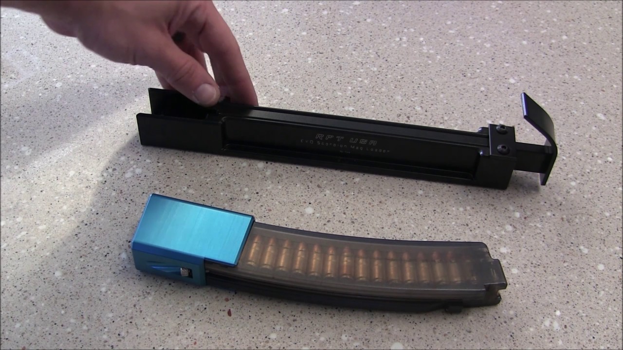 CZ Scorpion EVO Rapid Fire Technology magazine loader