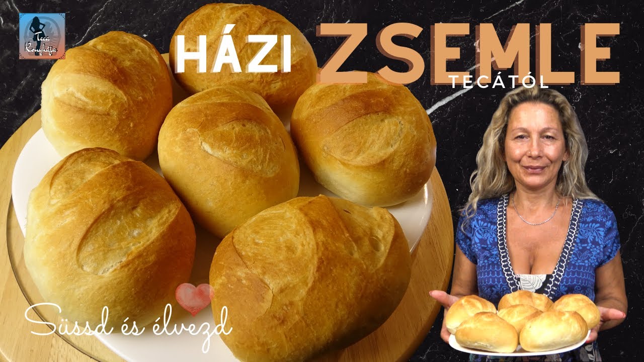 Zsemle Sütés Házilag | Könnyű, gyors recept, ropogós végeredmény | Teca Konyhája