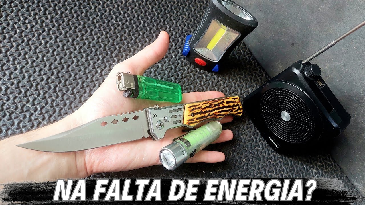 FIQUEI SEM ENERGIA & SEM INTERNET: SAIBA O QUE EU USEI NA FALTA DE LUZ. #edc #canivete #edcorganizer