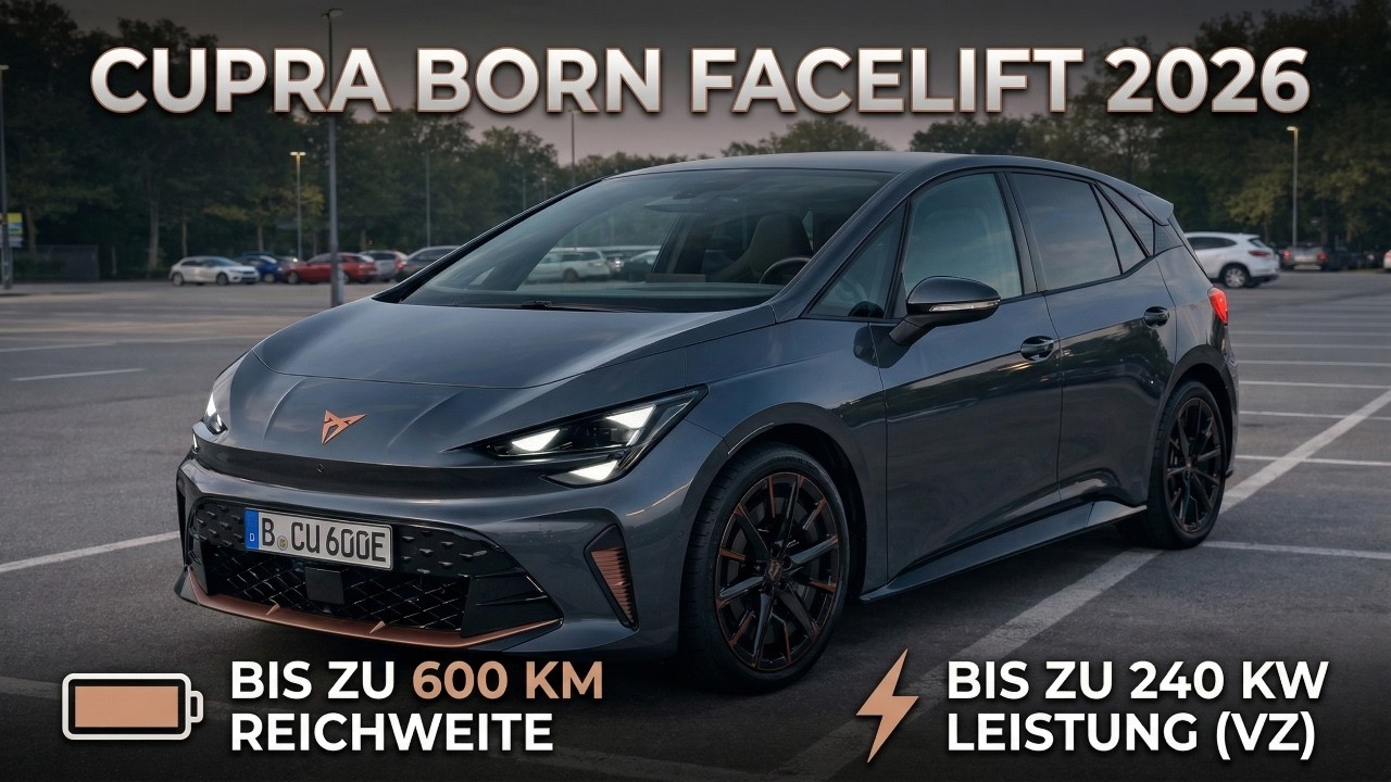 Cupra Born Facelift 2026: Neues Design & mehr Technik im Check