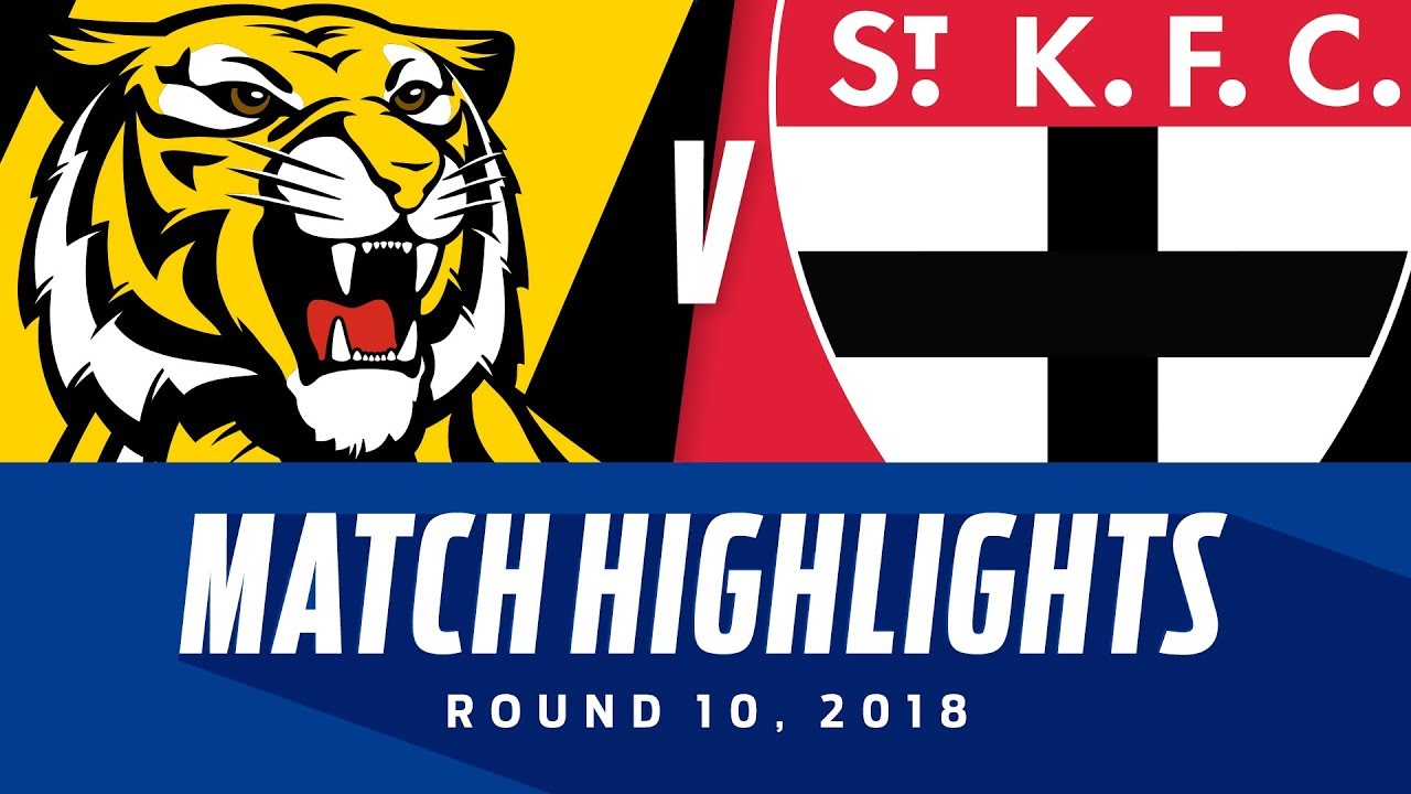 Match Highlights: Richmond v St Kilda | Round 10, 2018 | AFL