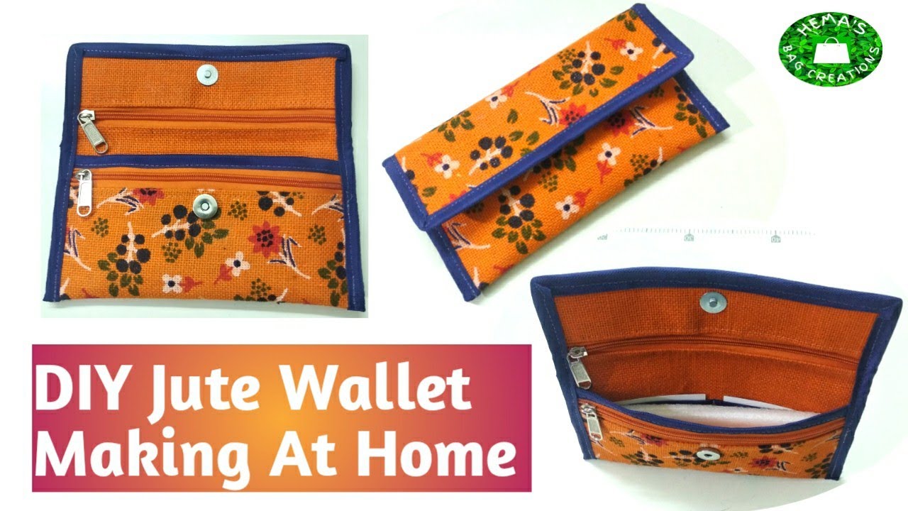 DIY Multi Pocket #Zipper Ladies Hand purse/#Wallet/#Clutch Sewing Tutorial @HemasBagCreations