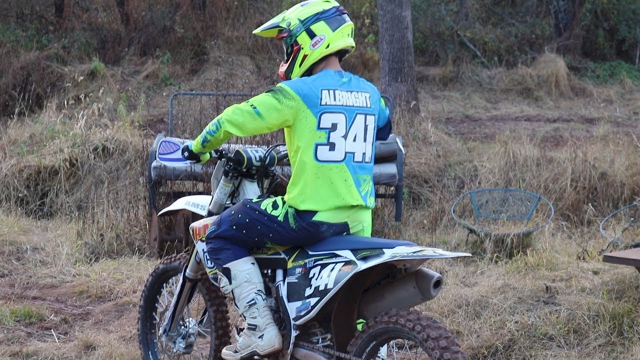 Husqvarna FC350 On Private Motocross Track