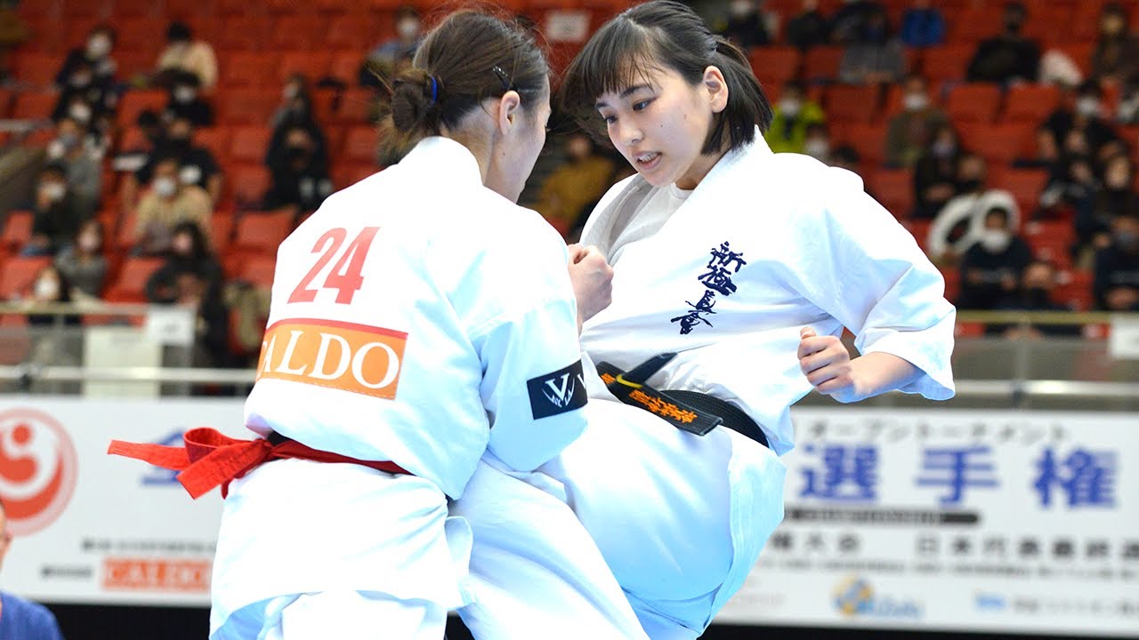 【新極真会】第53回全日本大会 女子３回戦　加藤vs目代　SHINKYOKUSHINKAI KARATE
