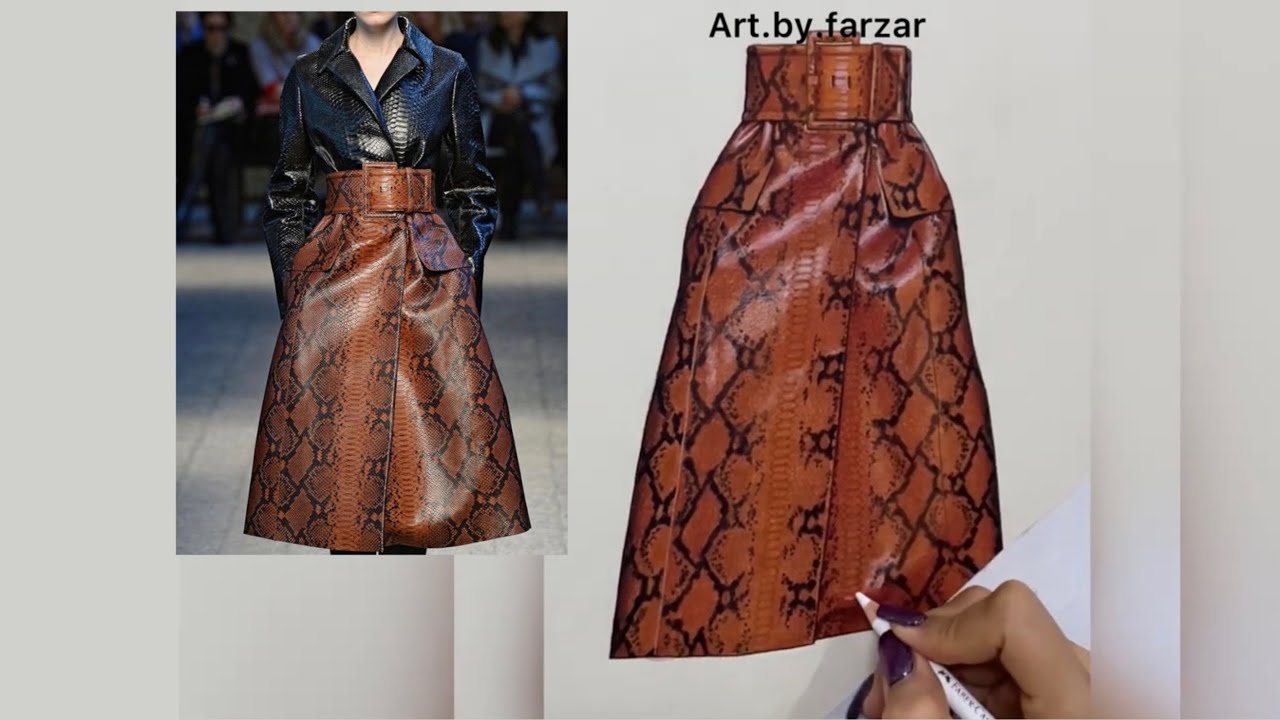 tutorial of coloring leather fabric